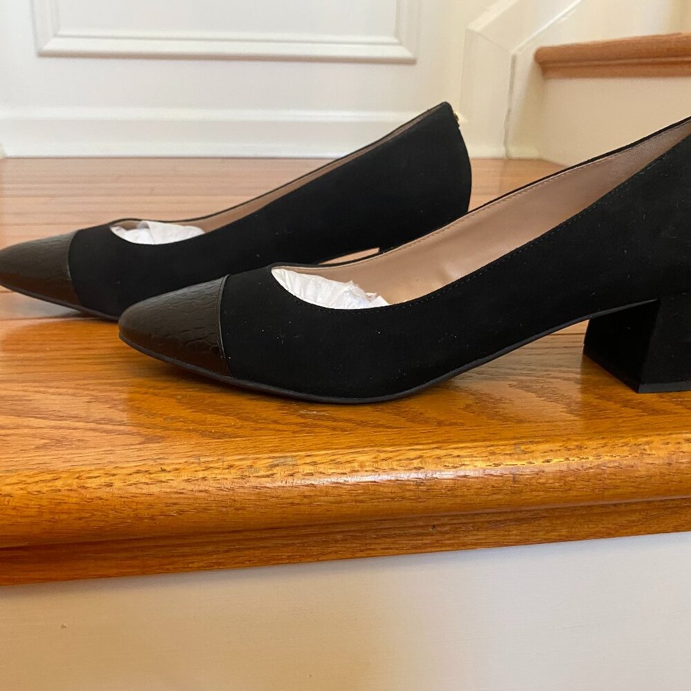 Cole Haan "Go To" Black Leather Pumps